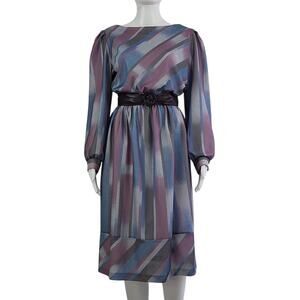 Vintage Lady Page Susan Page Midi Dress Size 16